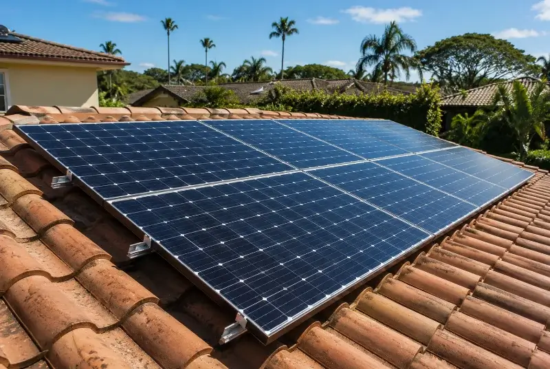 Installation de panneaux solaires à Fontcouverte